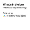 HP 62 tricolor tinta original, ciano, magenta, amarelo, 1 unid., 165 páginas