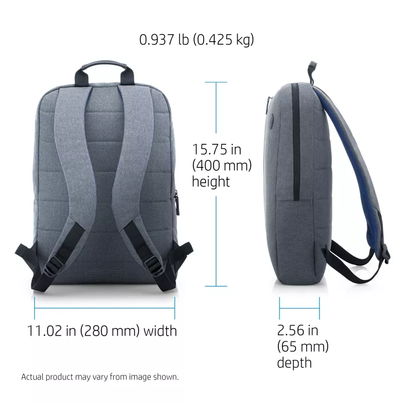 HP 15,6 polegadas Value mochila, mochila, 39,6 cm (15,6 polegadas), alça de ombro, 420 g
