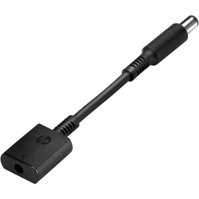 HP 7,4 mm para 4,5 adaptador DC, preto, ficha, conector fêmea, 90°, HP CO06XL, Business