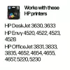 HP 302XL alto rendimento tricolor tinta original, ciano, magenta, amarelo, 1 unid., 300 páginas