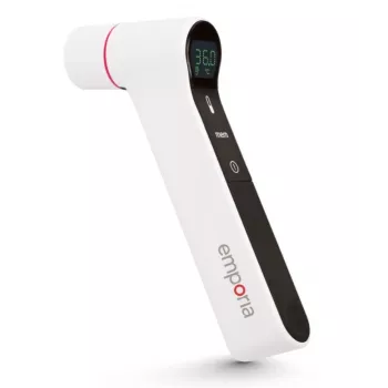 Termómetro corporal digital Emporia EMP-THERMO-22, termómetro de medição à distância, preto, vermelho, branco, oral, retal