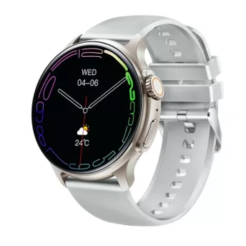 Emporia WATCHjoy 3,63 cm (1,43 polegadas) AMOLED digital 466 x 466 píxeis prateado