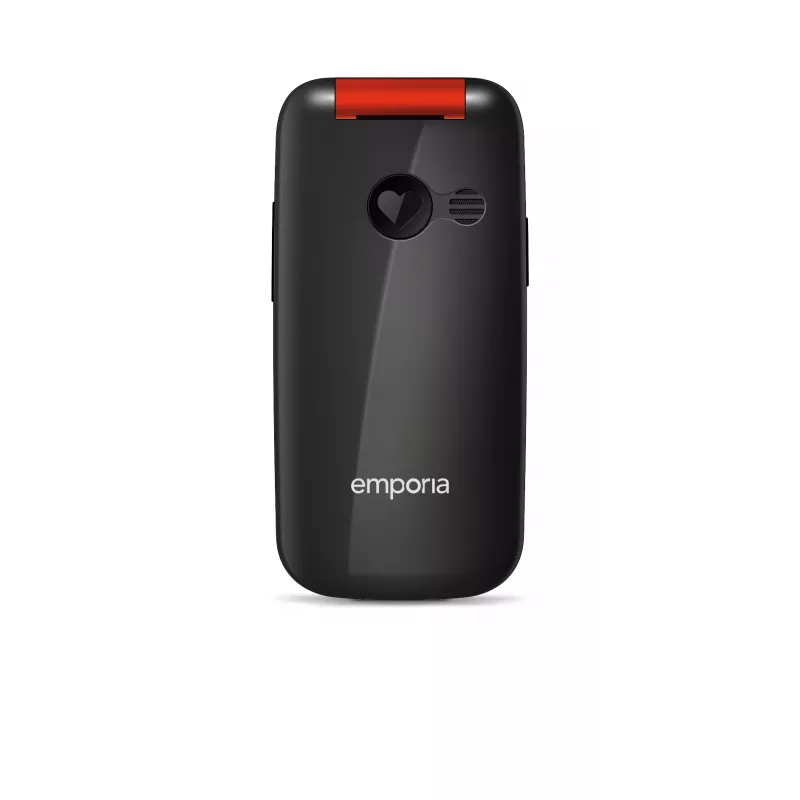 Emporia emporiaONE 6,1 cm (2,4 polegadas) 80 g preto, vermelho telemóvel para seniores