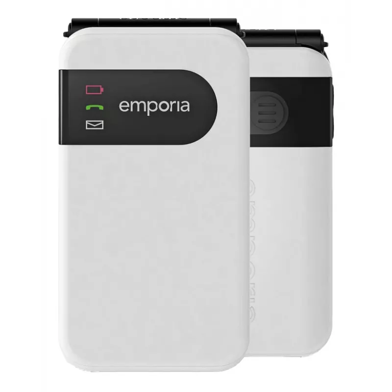 Emporia SIMPLICITYglam 7,11 cm (2,8 polegadas) 106 g branco telemóvel para seniores