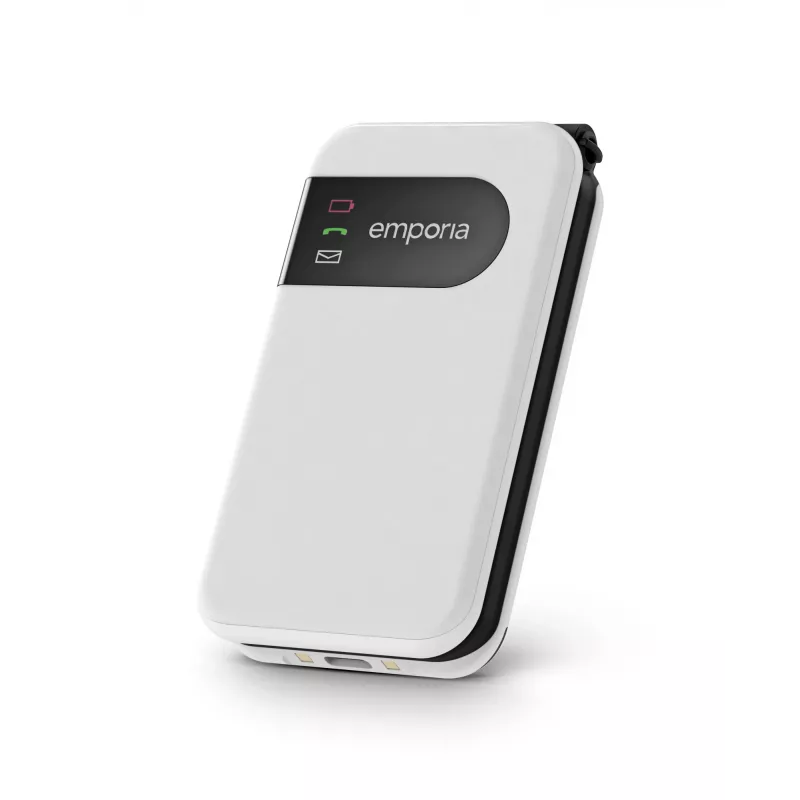 Emporia SIMPLICITYglam 7,11 cm (2,8 polegadas) 106 g branco telemóvel para seniores