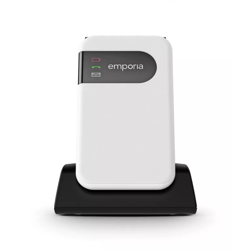 Emporia SIMPLICITYglam 7,11 cm (2,8 polegadas) 106 g branco telemóvel para seniores
