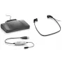 Auscultadores Philips LFH5220 com fios, arco de cabeça, intra-auriculares, preto, prateado