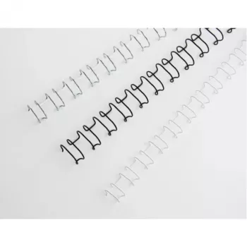 Espirais de encadernação GBC MultiBind 6 mm, branco, 130 folhas, metal, A4, 6 mm, 297 mm