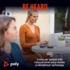 HP Poly Voyager Free 60+M UC Carbon preto auriculares + adaptador BT700 USB-C + estojo de carregamento com ecrã tátil