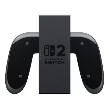 Pega de carregamento Nintendo Joy-Con 2, Nintendo Switch 2, pega para comando, preto, transparente, plástico, Nintendo, Joy-Con 2