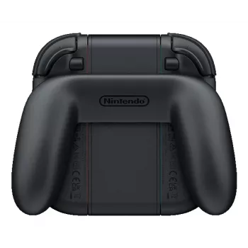 Pega de carregamento Nintendo Joy-Con 2, Nintendo Switch 2, pega para comando, preto, transparente, plástico, Nintendo, Joy-Con 2
