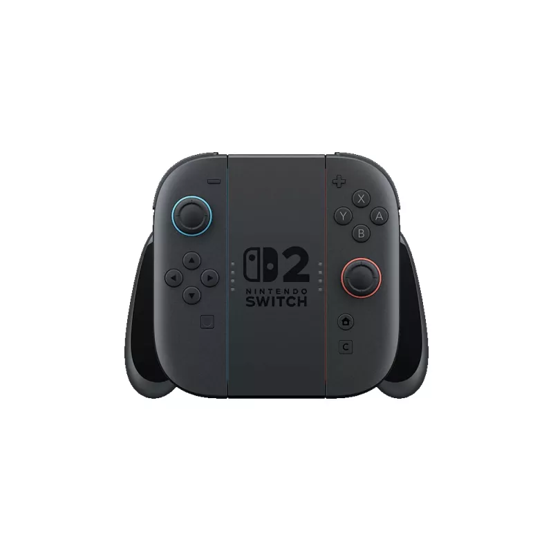 Pega de carregamento Nintendo Joy-Con 2, Nintendo Switch 2, pega para comando, preto, transparente, plástico, Nintendo, Joy-Con 2