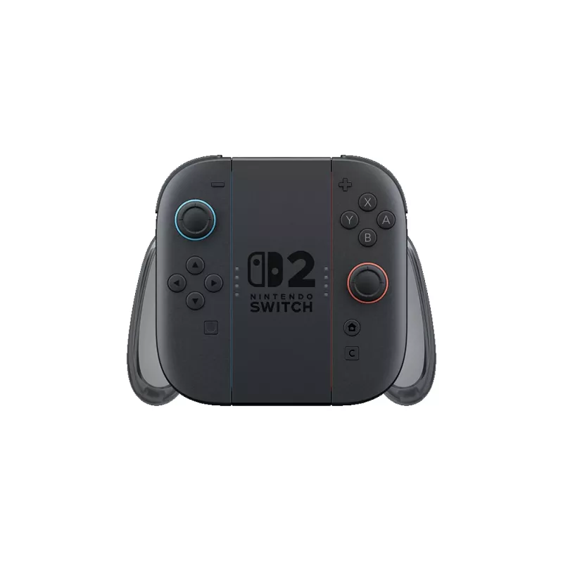 Pega de carregamento Nintendo Joy-Con 2, Nintendo Switch 2, pega para comando, preto, transparente, plástico, Nintendo, Joy-Con 2