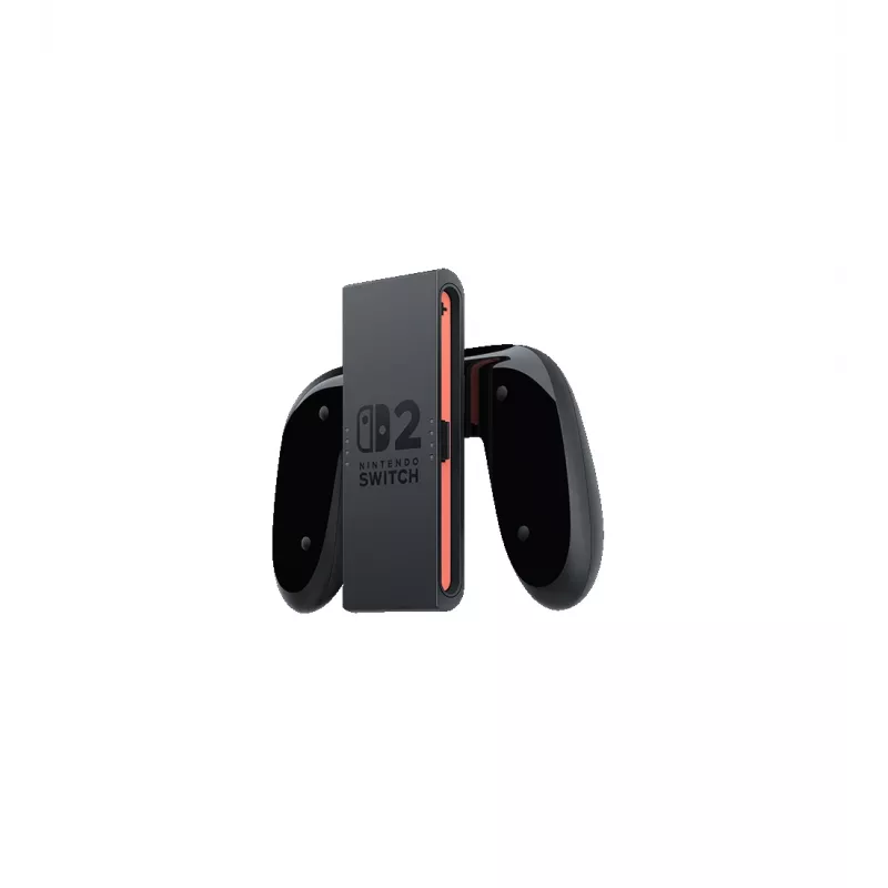 Pega de carregamento Nintendo Joy-Con 2, Nintendo Switch 2, pega para comando, preto, transparente, plástico, Nintendo, Joy-Con 2