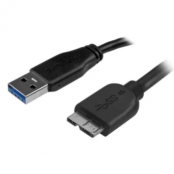 Cabo Micro USB 3.0 fino StarTech.com - M/M - 2m (6ft), 2 m, USB A, Micro-USB B, USB 3.2 Gen 1 (3.1 Gen 1), macho/macho, preto