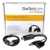 Adaptador HDMI para DisplayPort StarTech.com - 4K 30Hz, 3840 x 2160 píxeis, 1080p, 720p, 120 Hz, preto, MegaChips - STDP2600, conversor de vídeo ativo