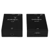 Extensor USB 2.0 StarTech.com sobre cabo Cat5e/Cat6 (RJ45) – até 50 m – kit adaptador extensor de porta USB de alta velocidade – com alimentação – extensor USB sobre cabo Ethernet – 480 Mbit/s – metal