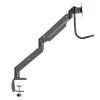 Suporte de secretária StarTech.com para dois monitores – suporte VESA duplo ergonómico para monitores de 32 polegadas (8 kg) – braço transversal para movimento completo sincronizado – altura ajustável – aperto em C/passagem