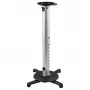 Suporte de teto universal StarTech.com para projetores – montagem em mastro extensível/ajustável em altura para cargas pesadas 12,7–57,77 cm do teto – 15 kg – inclinação/rotação – suporte de projetor suspenso com placa de fixação
