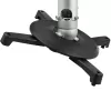 Suporte de teto universal StarTech.com para projetores – montagem em mastro extensível/ajustável em altura para cargas pesadas 12,7–57,77 cm do teto – 15 kg – inclinação/rotação – suporte de projetor suspenso com placa de fixação