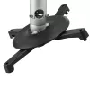Suporte de teto universal StarTech.com para projetores – montagem em mastro extensível/ajustável em altura para cargas pesadas 12,7–57,77 cm do teto – 15 kg – inclinação/rotação – suporte de projetor suspenso com placa de fixação