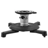 Suporte de teto universal StarTech.com para projetores – montagem em mastro extensível/ajustável em altura para cargas pesadas 12,7–57,77 cm do teto – 15 kg – inclinação/rotação – suporte de projetor suspenso com placa de fixação