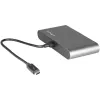 Dock Thunderbolt Mini duplo para monitor StarTech.com, DisplayPort 4K 60Hz, hub sem drivers para Windows e Mac, Gigabit Ethernet, 1x USB-A (USB 5Gbps), cabo de 11in (28cm)