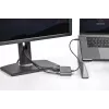 Dock Thunderbolt Mini duplo para monitor StarTech.com, DisplayPort 4K 60Hz, hub sem drivers para Windows e Mac, Gigabit Ethernet, 1x USB-A (USB 5Gbps), cabo de 11in (28cm)