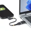 Adaptador USB-C para USB-A StarTech.com, USB 5Gbps, adaptador compacto ficha USB-C para conector fêmea USB-A, caixa metálica robusta, M/F