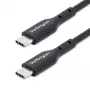 Cabo de carregamento USB-C StarTech.com 1 m (3,3 ft), pack de 2, cabo USB-C, cabo de carregamento para portátil USB 2.0 Type-C, 60 W 3 A Power Delivery, revestimento TPE, cabo de transferência de dados USB-C, M/M