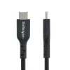 Cabo de carregamento USB-C StarTech.com 1 m (3,3 ft), pack de 2, cabo USB-C, cabo de carregamento para portátil USB 2.0 Type-C, 60 W 3 A Power Delivery, revestimento TPE, cabo de transferência de dados USB-C, M/M
