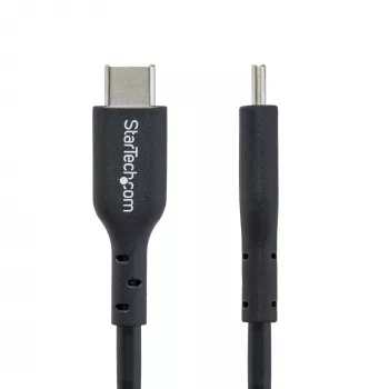 Cabo de carregamento USB-C StarTech.com 1 m (3,3 ft), pack de 2, cabo USB-C, cabo de carregamento para portátil USB 2.0 Type-C, 60 W 3 A Power Delivery, revestimento TPE, cabo de transferência de dados USB-C, M/M