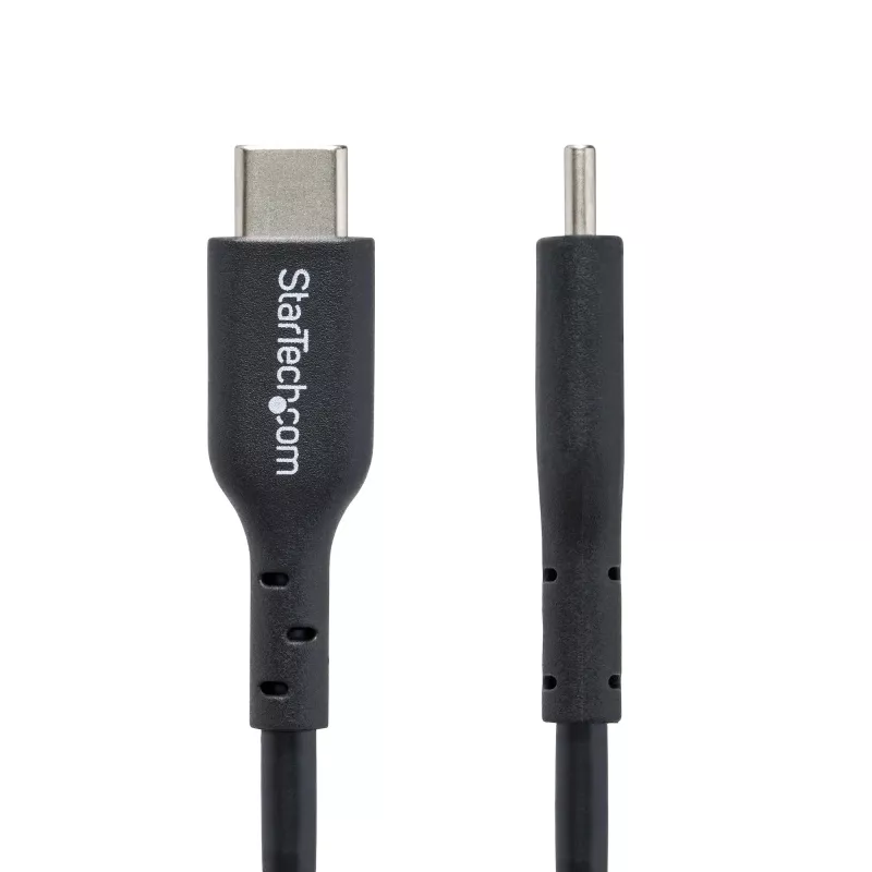 Cabo de carregamento USB-C StarTech.com 1 m (3,3 ft), pack de 2, cabo USB-C, cabo de carregamento para portátil USB 2.0 Type-C, 60 W 3 A Power Delivery, revestimento TPE, cabo de transferência de dados USB-C, M/M