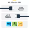 Cabo de carregamento USB-C StarTech.com 1 m (3,3 ft), pack de 2, cabo USB-C, cabo de carregamento para portátil USB 2.0 Type-C, 60 W 3 A Power Delivery, revestimento TPE, cabo de transferência de dados USB-C, M/M