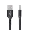 Cabo de carregamento USB-A para USB-C StarTech.com 3m, carregar e sincronizar, 3A, USB 2.0, revestimento TPE – cabo de carregamento USB preto