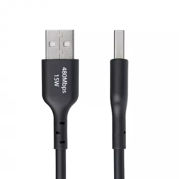 Cabo de carregamento USB-A para USB-C StarTech.com 3m, carregar e sincronizar, 3A, USB 2.0, revestimento TPE – cabo de carregamento USB preto