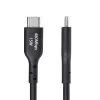Cabo de carregamento USB-A para USB-C StarTech.com 3m, carregar e sincronizar, 3A, USB 2.0, revestimento TPE – cabo de carregamento USB preto