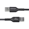 Cabo de carregamento USB-A para USB-C StarTech.com 3m, carregar e sincronizar, 3A, USB 2.0, revestimento TPE – cabo de carregamento USB preto
