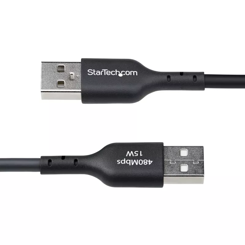 Cabo de carregamento USB-A para USB-C StarTech.com 3m, carregar e sincronizar, 3A, USB 2.0, revestimento TPE – cabo de carregamento USB preto