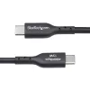 Cabo de carregamento USB-A para USB-C StarTech.com 3m, carregar e sincronizar, 3A, USB 2.0, revestimento TPE – cabo de carregamento USB preto