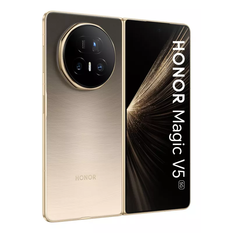 Honor MAGIC V5 20,2 cm (7,95 polegadas) MagicOS 9.0.1 5G USB Type-C 16 GB 512 GB 5820 mAh dourado