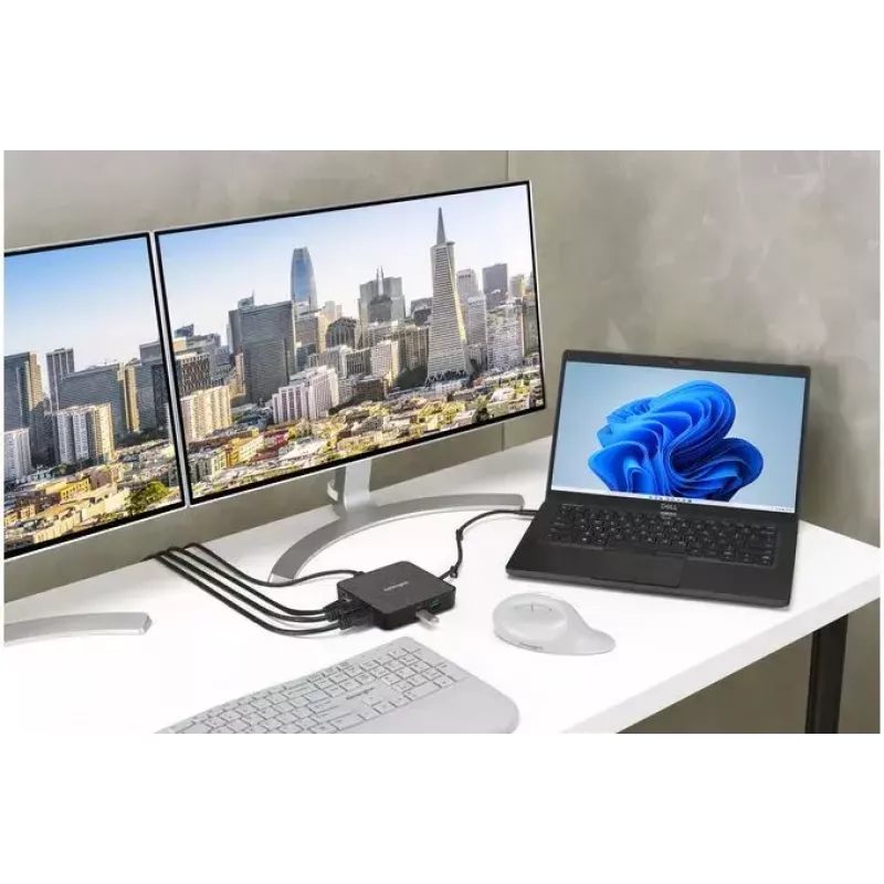 Docking station portátil Kensington MD120U4 USB4 com fios USB4 100W 8K 144Hz