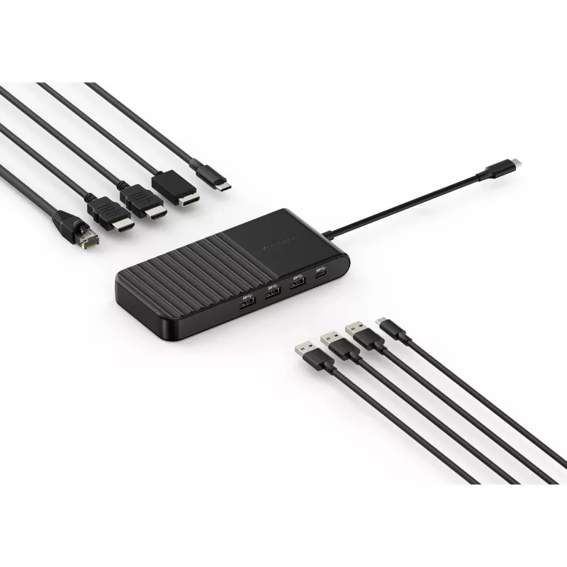 Docking station Kensington UH1500P EQ USB-C 5Gbps vídeo triplo 4K