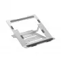 Suporte para portátil Easy Riser em alumínio Kensington, suporte para portátil, prateado, alumínio, silicone, aço, 40,6 cm (16 polegadas), 5 kg, 86 - 118 mm
