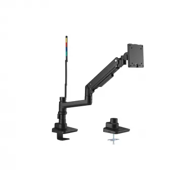 Braço para monitor Kensington SmartFit Premium Heavy Duty aperto/passagem de secretária 20 kg