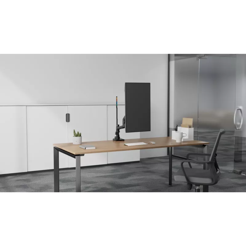 Braço para monitor Kensington SmartFit Premium Heavy Duty aperto/passagem de secretária 20 kg