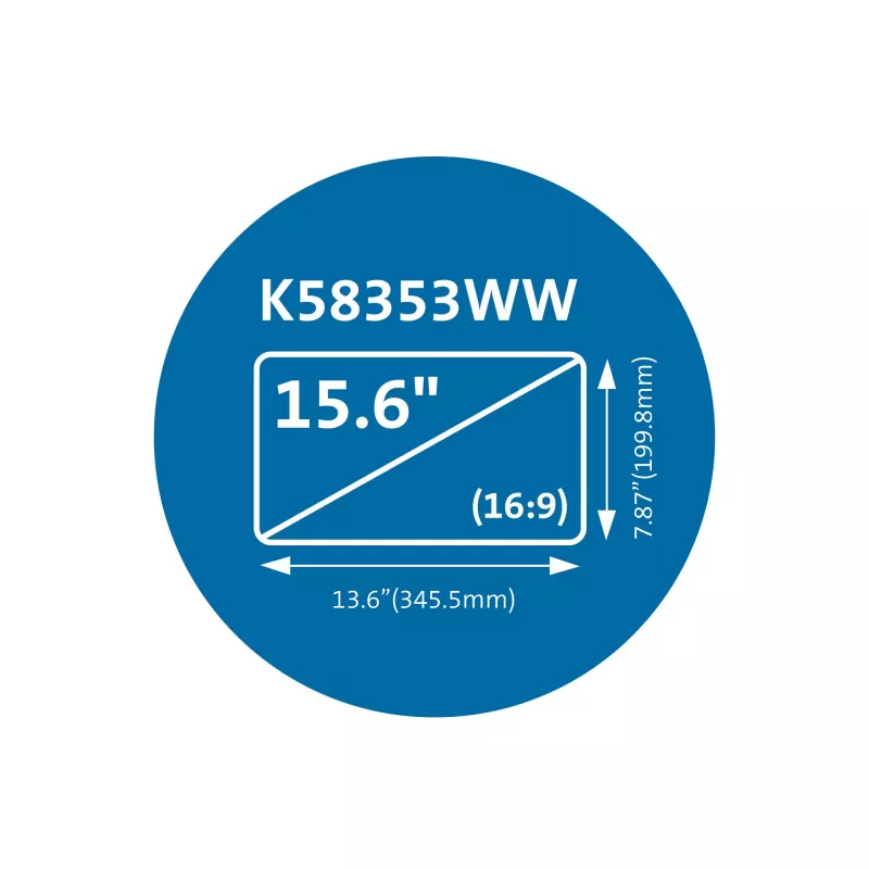 Filtro de privacidade magnético MagPro Kensington para portáteis 39,6 cm (15,6 polegadas) (16:9)