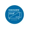 Película de privacidade magnética MagPro Kensington para monitores 23,8″ (16:9)