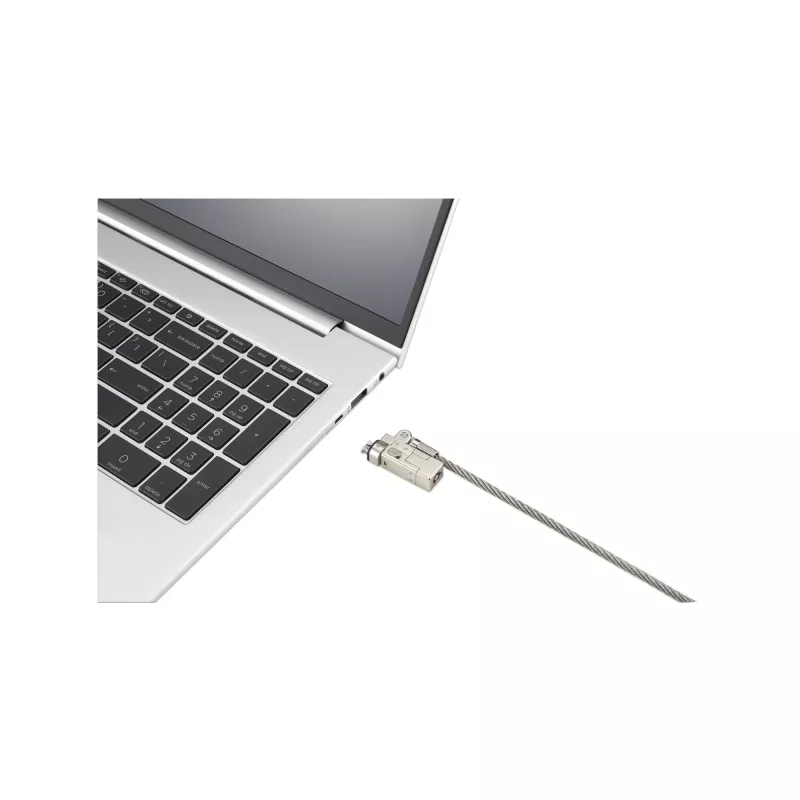 Cadeado para portátil NanoSaver 2.0 EQ Keyed Kensington, 1,83 m, Kensington, chave, aço inoxidável, prateado