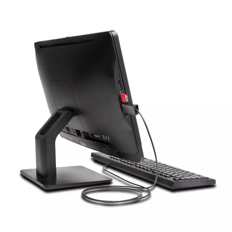 Cadeado para porta USB Kensington com guarda de segurança, preto, 1 unidade, Taiwan, 60 g